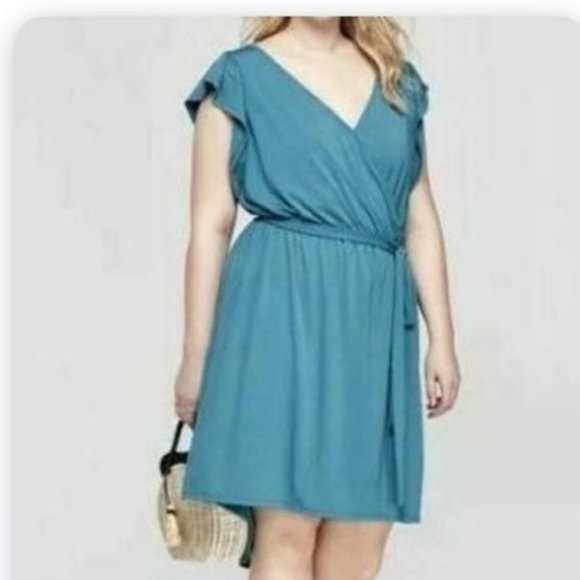 Mock Wrap Dress - Picture 3 of 3